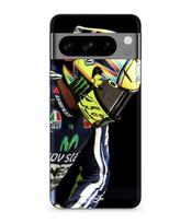 Case - MANIACASE - Google Pixel 8a Pro - Black - Soft - Valentino Rossi MotoGP juoda