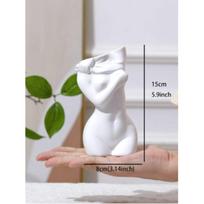 Nordic Instagram RESIN Vase Ceramic Art Female Body Sculpture Vases Pendant Desktop Decor Flower Arrangement Dried Flower juoda