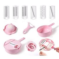 Vegetable Chopper Carrots Potatoes Cut Shred Manually Multi-function Grater Kitchen Gadgets Vegetable Tool 12 PCS Accessories