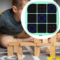 Electric Chess Board Toe Game Games,Strategy Games,Decorative Classic for Children Friends žalia