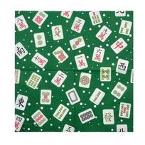 20pcs/Pac 33*33cm 2-Ply Disposable Party Napkin Chinese mahjong Pattern white