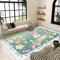Vaikių kambarys su animaciniu kilimu, žaidimų zona, žaidimų grindų kilimėlis, skaitymo zonos kilimėlis, didelis šveitimo ropojimo kilimėlis 40 * 60CM crystal velvet