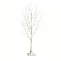 Dekoratyvinis medis - Beržas - 120 cm - LED - Baltas - Vidaus balta