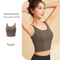 Juyitang High-Impact Sports Bra for Women: Shockproof Yoga & Fitness Vest S kakavos spalvos