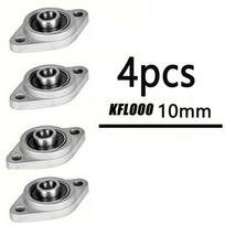 4/10/20pcs 3D Printer Accessories Horizontal T8 Screw Support Trapezoidal Screw Support Seat KFL08 or KFL000 10MM-4pcs black