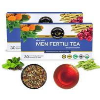 TEACURRY Men Support Hibiscus Tea (2 Months Pack, 60 Tea Bags)-Helps With Vitality, Strength And Proper Function,120 Grams blue