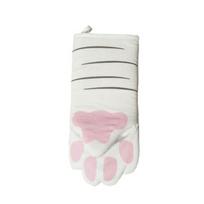 1pc Cute Cat Paws Oven Mitts Heat Resistant Non-slip Long Gloves Cotton Baking Insulation Microwave Gloves Cat Paw Gloves
