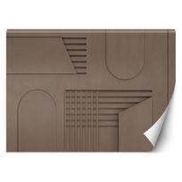 Tapetai Rudo Reljefo 3D 100x70 ruda