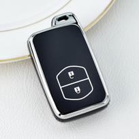 For Toyota Land Cruiser Prado 150 Camry Prius Crown Keychain Holder Car Key Case Cover Bag Accessories Car-Styling Holder Shell juoda