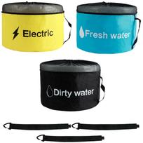 3/4Pcs RVs Caravans Hose Storage Bag Waterproof RV Accessories Sewer Hoses Cord Cable Traveling Cargo Organizer