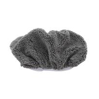 1Pc Microfiber Mop Cloth, Scouring Pad, Household Bathroom Cleaning, Swiffer Flat Mops,Reusable, Suitable for 25x11.5cm Mop black