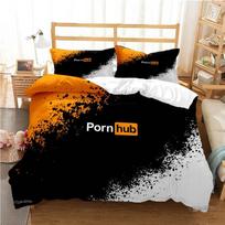 P-Porn H-hub mados protektorius viso sezono antklodės užvalkalas patalynės komplektas Minkštas antklodės užvalkalas ir pagalvės užvalkalas paaugliui vienviečiam / dviviečiam / karalienei / labai didelei EU single(135x200cm)