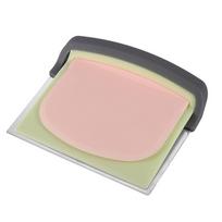 Trys viename grandiklis Namų reikmenys Pyrago tešla su skalėmis Daugiafunkciai maisto smulkintuvai Nerūdijančio plieno pjovimo įrankiai 14X12CM beige