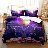 New 3D Printed Anime Dr.Stone Senku Bedding Set Boys Girls Twin Queen Size Duvet Cover Pillowcase Bed Kids Adult Home Textiles EU Single 135x200cm
