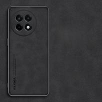 Skirtas Oneplus ACE 5 Pro ACE5 avikailio odiniam telefono dėklui Oneplus 13R 12R 11R 10 Pro itin matinio minkšto krašto galinio dangtelio buferiui oneplus ACE 5 juoda