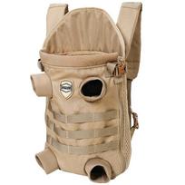 Pet Backpacks Small and Medium-sized Dogs Special Bag Dog Shoulders Backpack Comfortable Breathable Tactical Special Out Dog Backpacks M chaki