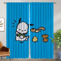Pochaccos Window Curtain for Room 2 Panel Tulle for Bedroom Kitchen Curtains Partition Halloween Decoration Shades Living Camera W50xH70cmx2pcs-CL