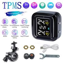 M5 TPMS Motorcycle Tire Pressure Monitor Systems Digital Display 2 Wheel External Motorcycle Wireless Tire Pressure Detector
