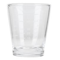 80 ml kavos puodelis su gradacija, pieno matavimo stiklinė namams, biurui, kavinei, skaidrus white