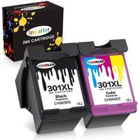 Incarler 301 XL rašalo kasetė, suderinama su HP 301XL, skirta Envy 5530 4500 5532 4507 Deskjet 2540 2542