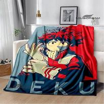 My Hero Academia Cartoon printed blanket Warm Flannel Blankets Soft and Comfortable blanket Home Travel Blanket Birthday Gift 30x40in