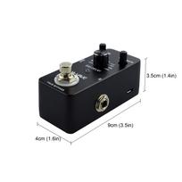 M-VAVE DIG DELAY Digital Delay gitaros efektų pedalas su 9 uždelsimo efektais True Bypass Full Metal Shell juoda