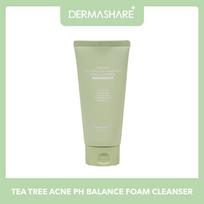 Dermashare Tea Tree Acne pH Balance Foam Cleanser 150ml, Soothing, Moisturizing, Korean Cosmetics, Kbeauty, sample beige