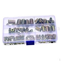 100x Insert Nuts -M10 Hex Socket Screw Antiskid Woodworking Hardware Fitting