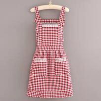 Celebrity Double-Layer Cotton Princess Skirt Apron: Anti-Fouling, Oil-Proof, Lace Design for Kitchen and Restaurant Use