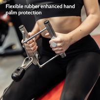 Weight Lifting Grips Hand Gripper Portable Gym Gloves Fingerless for Weightlifting Gymnastics brown