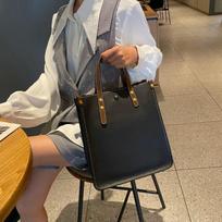 Vertical Genuine Leather Business Briefcase Crossbody Bag Top Layer Cowhide Women's Handbag Soft Leather Shoulder Bag Tote Large Bag pilka