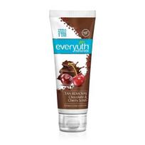 Everyuth Naturals Šokolado ir vyšnių šveitiklis įdegiui pašalinti|Pašalina įdegį, detoksikuoja ir valo|Be parabenų| Antioksidantas Šokoladas ir jautri oda - 100g