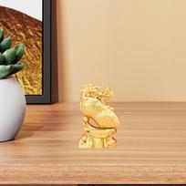 Peanut Statue Feng Shui Sculpture Modern Collection Gift Party Favors Lucky Decoration Desktop Alloy brown