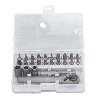 Hex Ratchet Screwdriver Bit Set CRV Steel Multifunctional High Torsion Mini Hex Drive Wrench Screw