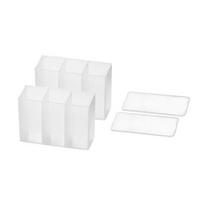2Pcs Lipstick Storage Case Punch Free Keep Tidy Strong Load-bearing Durable Wide Application Wall Mounted Box Bedroom Accessories AVE 2pcs