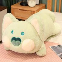 Super Cute Dudu Cat Plush Toy Kawaii Kitten Stuffed Plushie Fluffy Animal Doll Baby Accompany Down Cotton Pillow Birthday Gift 75cm