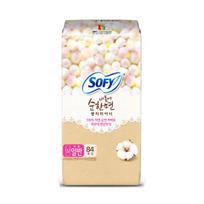 Sophie švelnūs medvilniniai įklotai ilgi 69 vnt./ įprasti 84 vnt. 2 tipai, pasirinkite 1 Mild cotton liner regular 84p