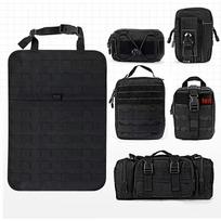 Waterproof Portable Car Seat Hanging Camera Storage Bag 55x37cm armijos žalia spalva