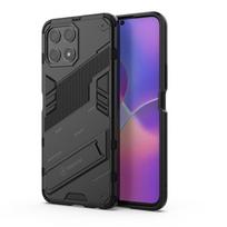For Honor X30i / Play6T Pro / X8 Punk Armor PC + TPU Phone Case with Holder For Honor X30i / Play6T Pro / X8 juoda