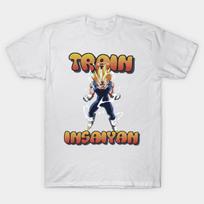 T Shirt Women Train Insaiyan Orange Lettertype Vegeta Harajuku Print Kawaii Tshirt Summer Short Sleeve Female T-Shirt Top Tee 2XL white