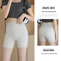 Women’s Shark Ice Silk Seamless Summer Safety Shorts: Anti-Exposure, Abdomen and Hip Lifting Leggings M (90-105 Jin)