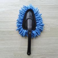New Car Wash Brush Auto Special Wax Tow Adjustable Telescopic Cleaning Mop Microfiber Dust Clean Brush Car mėlyna