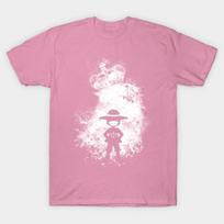 T Shirt Women Dream Pirate King Harajuku Print Kawaii Tshirt Summer Short Sleeve Female T-Shirt Top Tee S rožinė