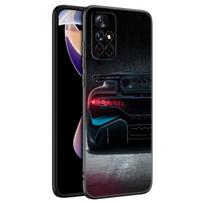 Sportiniai automobiliai Vyriškas Vyrai Juodas Silikoninis Telefono Dėklas Skirtas Xiaomi Redmi Note 10 11 11S 12 13 4G 8 9 11T Pro 5G Plus 8T 9S 10S 12S Redmi Note 11S 5G black