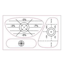 50 Pcs Golf Impact Tape Labels Improve Golf Swing Accuracy And Distance Golf D