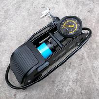Ounai Double Cylinder High-Pressure Foot-Operated Air Pump for Bikes, Motorcycles, Cars black