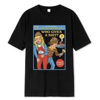 can You Help Solve The Mystery Of Who Gives A Shit Men T Shirt Fashion Casual Street Oversize Tshirt Loose Cotton Tee Clothing S juoda