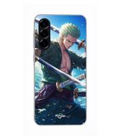 Case - Maniacase - Samsung Galaxy A26 - Silicone - Soft - One Piece Roronoa Zoro juoda