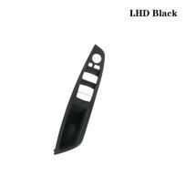 LHD Driver Side Armrest Door Handle Panel Cover For BMW 5 Series F10 F11 F18 520 523 525 528 530 Carbon Fiber Auto Accessories LHD Black