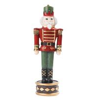 9inch Nutcrackers Soldier Figures Home Dinning Table Centerpiece Home Decoration Resin Figurine Ornament Christmas Decors